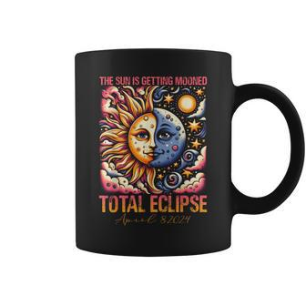 The Sun Is Getting Mooned Total Solar Eclipse Chase 2024 Coffee Mug | Mazezy