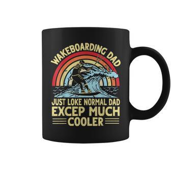 Sunset On Beach I Wakeboarding Dad Wakeboard Coffee Mug - Monsterry CA