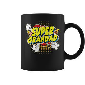 Super Awesome Matching Superhero Grandad Coffee Mug - Seseable