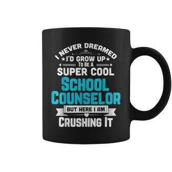 Super Cool School Counselor Teacher Apparel Coffee Mug - Monsterry