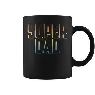 Super Dad Retro Father Day Vintage Coffee Mug - Thegiftio UK