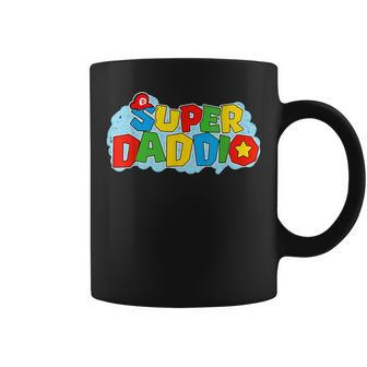 Super Daddio Dad Video Game Father's Day Idea Coffee Mug - Monsterry