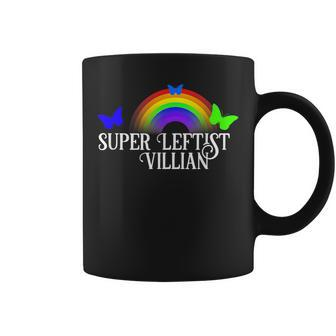 Super Leftist Villain Socialist Values Progressive Politics Coffee Mug - Monsterry CA