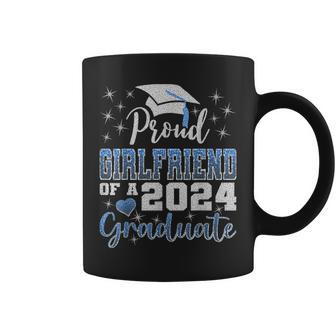 Super Proud Girlfriend 2024 Graduate Awesome Family College Coffee Mug - Seseable
