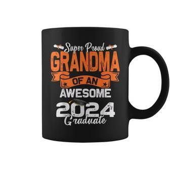 Super Proud Grandma Of A 2024 Graduate 24 Graduation Coffee Mug - Monsterry CA
