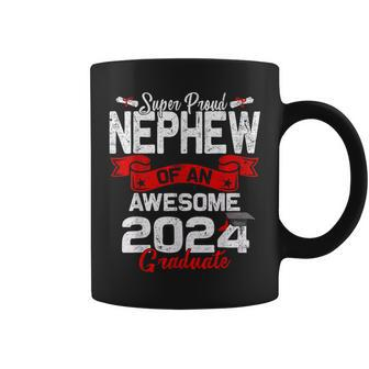 Super Proud Nephew Of A 2024 Graduate 24 Graduation Coffee Mug - Monsterry UK