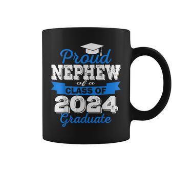 Super Proud Nephew Of 2024 Graduate Awesome Family College Coffee Mug - Monsterry