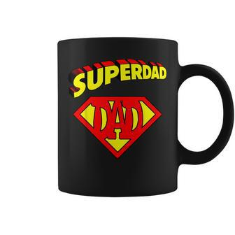 Superdad Super Dad Super Hero Superhero Father's Day Vintage Coffee Mug - Monsterry AU