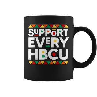 Support Every Hbcu Historical Black College Alumni Coffee Mug - Seseable
