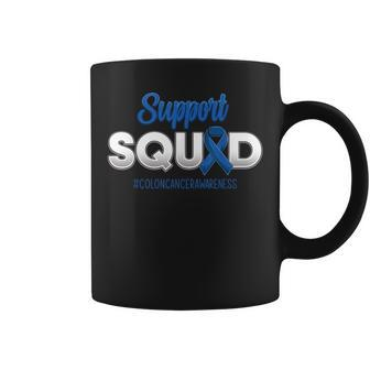 Support Squad Colon Cancer Awareness Strong For Women Coffee Mug - Monsterry