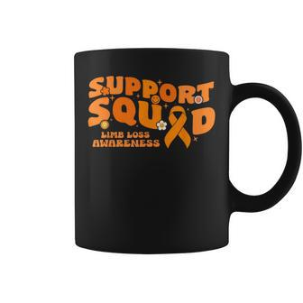Support Squad Limb Loss Awareness Orange Ribbon Hope Fighter Coffee Mug - Seseable