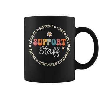 Support Staff Appreciation Week Back To School Coffee Mug - Monsterry AU