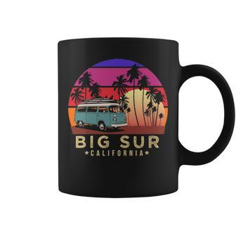 Surfer Big Sur California Vintage Van Surf Coffee Mug | Mazezy