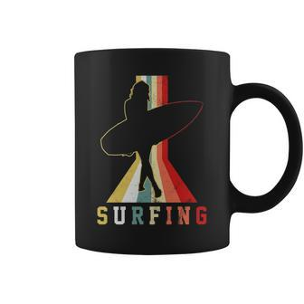 Surfer Girl Retro Vintage Coffee Mug | Mazezy