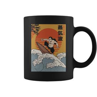 Surfer Samurai Surfing Vintage Surf Japanese Coffee Mug | Mazezy