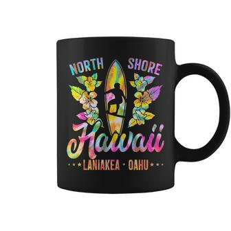 Surfer Tie Dye Hawaii North Shore Oahu Hawaiian Coffee Mug | Mazezy
