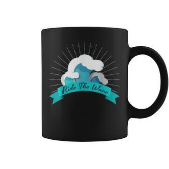 Surfing Surf And Ride The Wave Surfer Coffee Mug - Monsterry