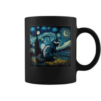 Surrealism Starry Night Skunk Coffee Mug - Monsterry CA