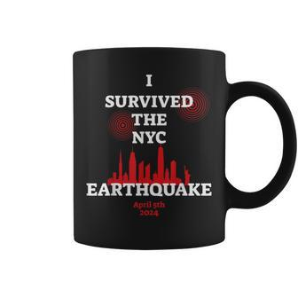 I Survived Nyc Earthquake 2024 Coffee Mug | Mazezy