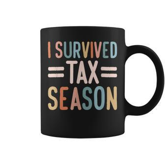 I Survived Tax Season Cpa Accountant Coffee Mug | Mazezy AU
