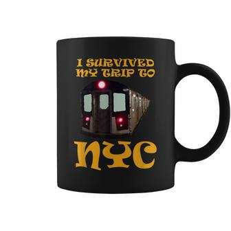 I Survived My Trip To Nyc Coffee Mug - Monsterry AU