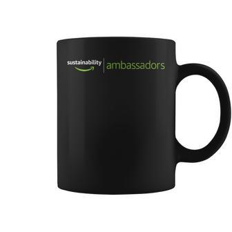 Sustainability Ambassadors White Logo Coffee Mug - Thegiftio UK