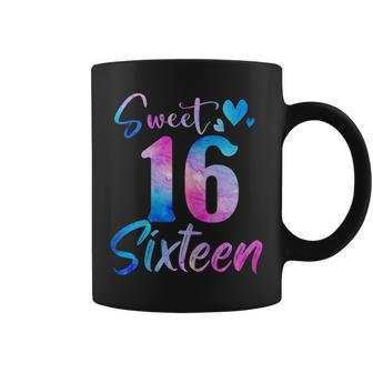 Sweet 16Th Birthday Party Celebration Sixn Years Old Girl Coffee Mug - Monsterry AU