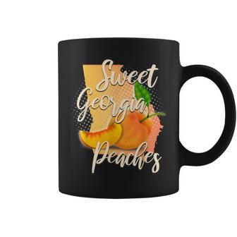 Sweet Georgia Peaches State Of Georgia Coffee Mug - Monsterry