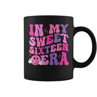 In My Sweet Sixn Era Groovy Retro Boy Girl 16Th Birthday Coffee Mug - Seseable