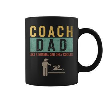 Swim Coach Dad Like A Normal Dad Only Cooler Father's Day Coffee Mug - Seseable