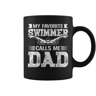 Swimmer Dad Fathers Day Swim For Swimming Lover Men Coffee Mug - Thegiftio UK