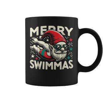 Swimming Gnome Merry Swimmas Swimmer Christmas Coffee Mug | Mazezy