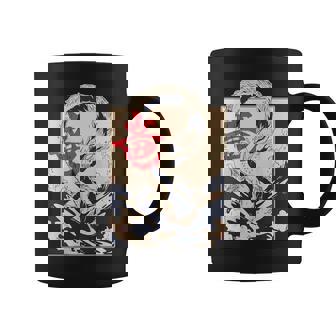 Symbole Japonais Esthétique Dragon Kanji Mer Art Back Tasse - Cadeauxyz