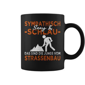 Sympathic And Schlau Strassenbau & Street Keeper Black S Tassen - Seseable