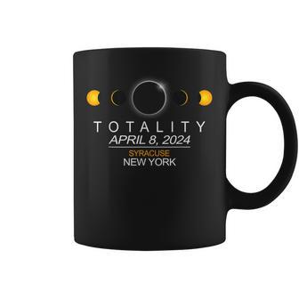 Syracuse New York Total Solar Eclipse 2024 Coffee Mug - Monsterry UK