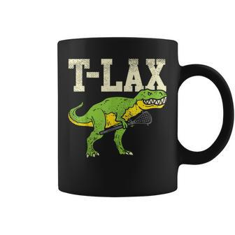 T-Lax T-Rex Lacrosse Dinosaur Lover Lax Player Coffee Mug - Monsterry UK