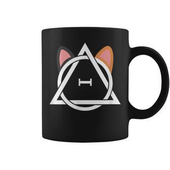 Theta Delta Symbol For Calico Cat Therian Coffee Mug - Monsterry DE