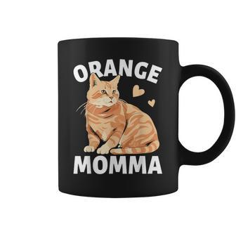 Tabby Cat Orange Cat Mom Orange Momma Coffee Mug - Monsterry