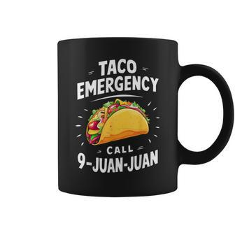 Taco Emergency Call 9 Juan Juan Cinco De Mayo Men Coffee Mug - Monsterry AU