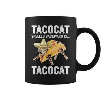 Tacocat Spelled Backward Is Tacocat For Tacos&Cat Lovers Coffee Mug - Seseable
