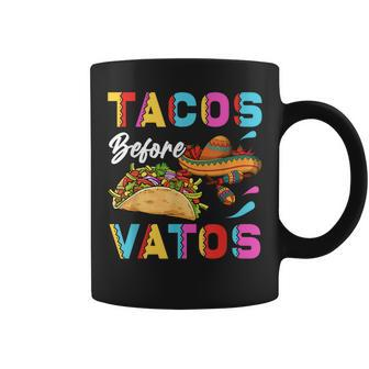Tacos Before Vatos Holiday Mexico Usa Coffee Mug - Monsterry