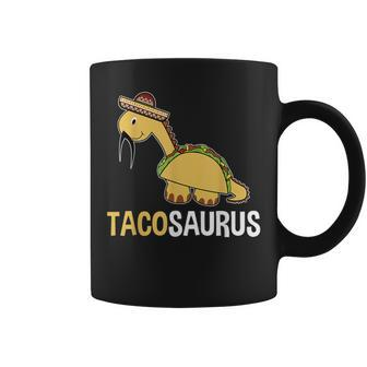 Tacosaurus Tyrannosaurus Rex Sombrero Dinosaur Crunchy Taco Coffee Mug - Monsterry DE