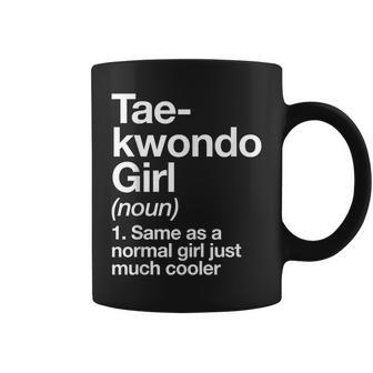 Taekwondo Girl Definition & Sassy Sports Martial Arts Coffee Mug - Monsterry