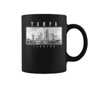 Tampa Florida Vintage Skyline Vintage Tampa Coffee Mug - Monsterry UK