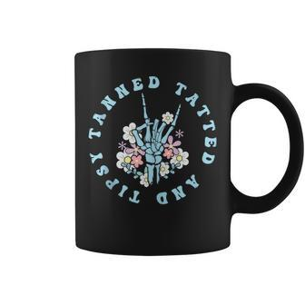 Tanned Tatted And Tipsy 2 Sided Beach Summer Vacation Coffee Mug - Monsterry AU