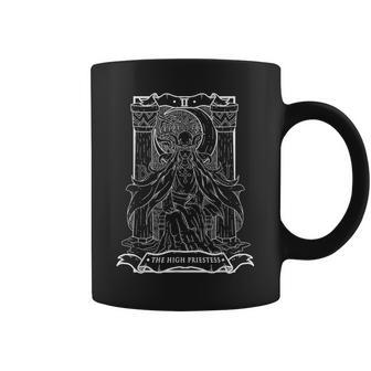Tarot Card The High Priestess Ii Occult Vintage Coffee Mug - Monsterry
