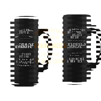 Tasse Fernandes Humour Doré - Je ne suis pas parfait mais Fernandes - Cadeauxyz