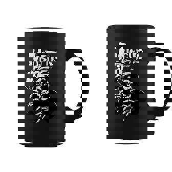 Tasse Misfits Noir avec Logo Crâne, Punk Rock Emblem - Cadeauxyz