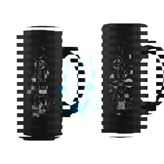 Tasse Noir Design Montres Gousset & Motifs Floraux Artistiques - Cadeauxyz