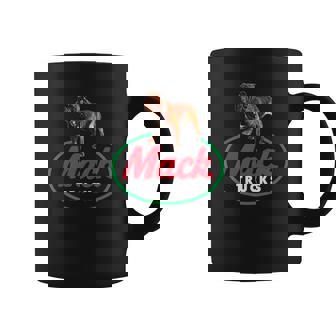 Tasse Noir Logo Mack Trucks, Tee Emblem Chien Merch - Cadeauxyz